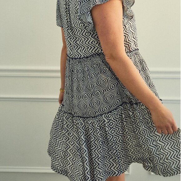 Anthropologie Penrose Tiered Tunic Dress - Picture 4 of 11